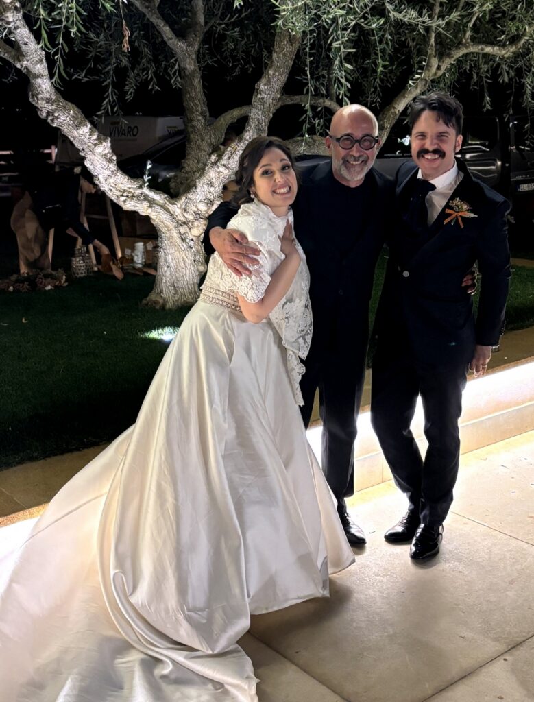 Salvo assieme a Conci e Gallo, simpatici e ballerini. Tenuta Berretta di Caltagirone