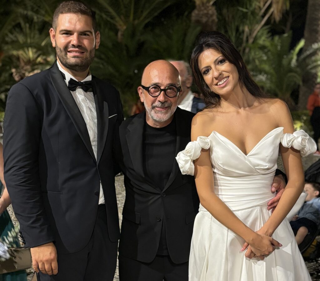 A braccetto con Linda e Gaspare, sposi a Torre Ciachea (Carini)