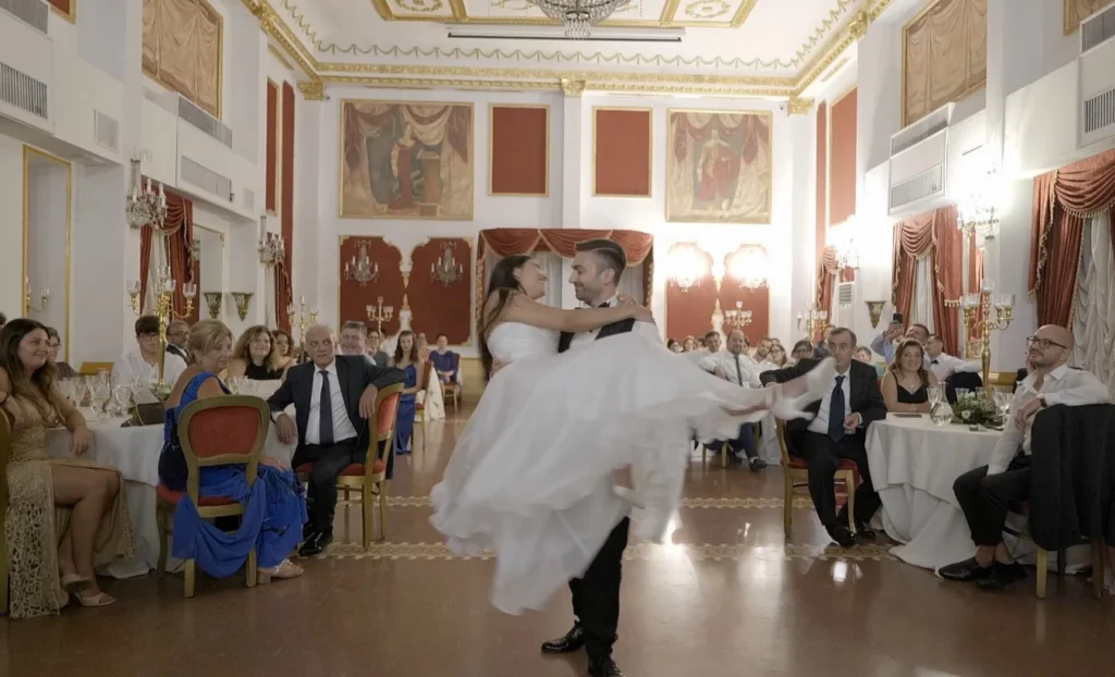 Valzer degli sposi al Castello Chiaramonte di Siculiana