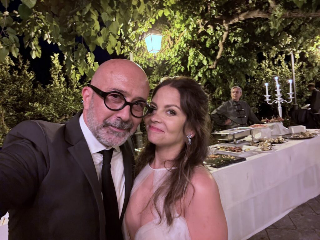 Paola con Salvo, Villa Dominici