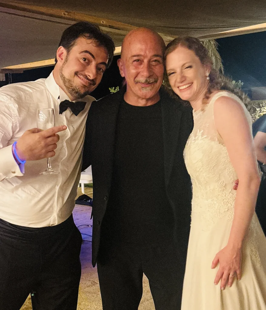 Guglielmo, sposo armonicista ed Enrica con Sarabanda a Tonnara dell'Orsa di Cinisi