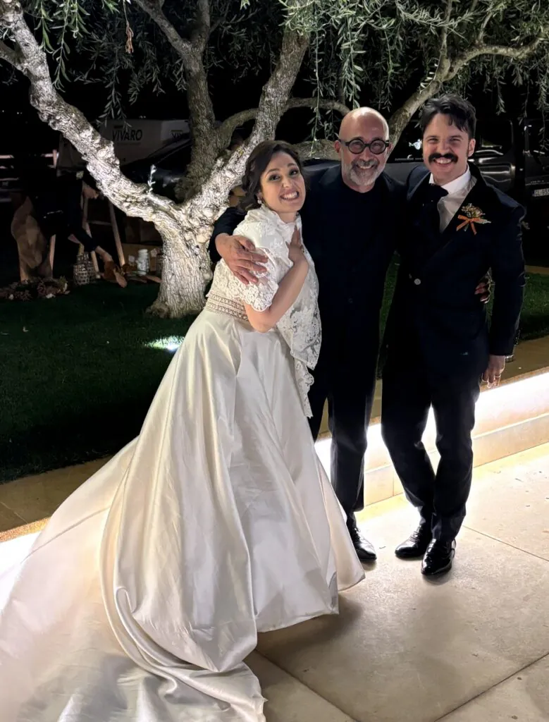 Salvo assieme a Conci e Gallo, simpatici e ballerini. Tenuta Berretta di Caltagirone