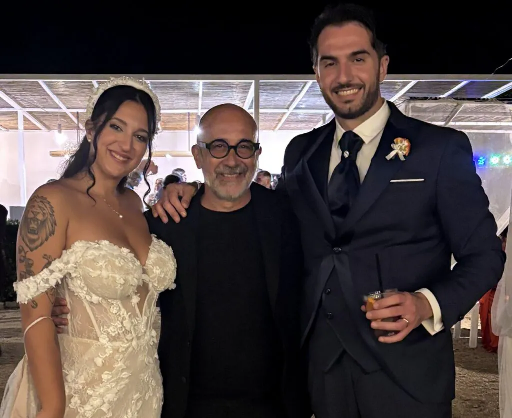 Dalila e Davide sposi, foto con Salvo al Casale Graffetta di Ispica