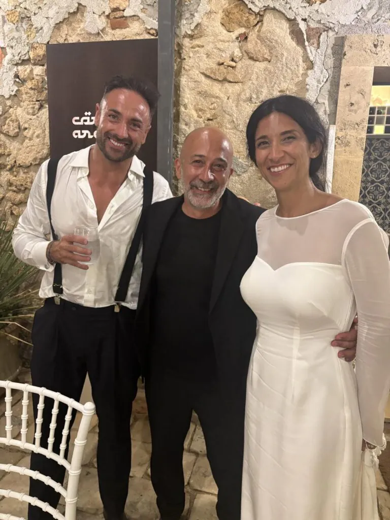 Al cortile arabo di Marzamemi, per il matrimonio di Noemi e Francesco